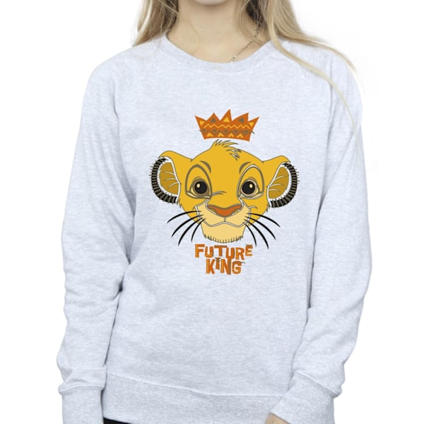 Disney Dam/Kvinnor Lejonkungen Framtida Kung Sweatshirt L Spo Sports Grey L
