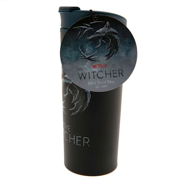 The Witcher Metal Effect Resemågskopp En Storlek Svart/Grå Black/Grey One Size