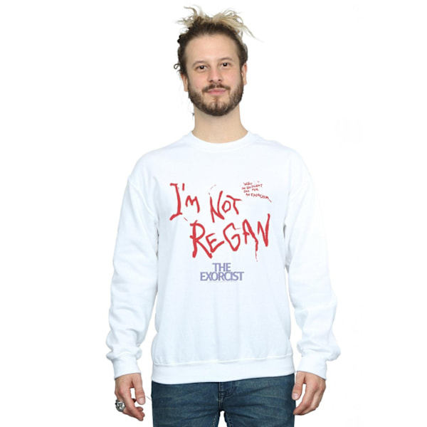 The Exorcist Mens I Am Not Regan Sweatshirt M Vit White M