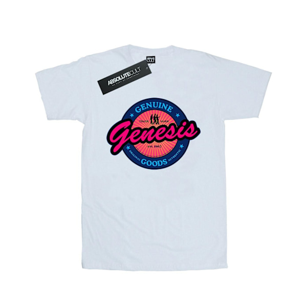 Genesis Womens/Ladies Neon Logo Bomull Boyfriend T-Shirt M Vit White M