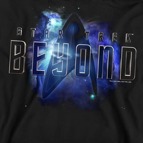 Star Trek Beyond Unisex Vuxen Galaxy Sweatshirt M Svart Black M