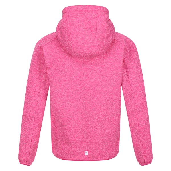 Regatta Maxwell Marl Soft Shell-jacka för barn 5-6 år Pink Fusion 5-6 Years