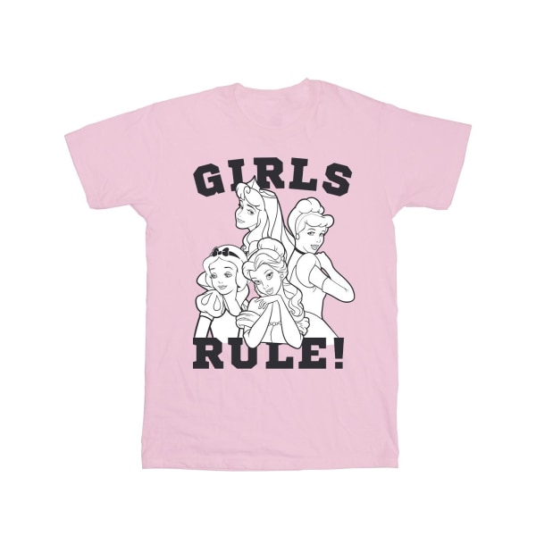 Disney Girls Princesses Girls Rule Cotton T-Shirt 9-11 Years Ba Baby Pink 9-11 Years