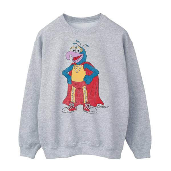 The Muppets Mens Classic Gonzo Heather Sweatshirt S Heather Gre Heather Grey S