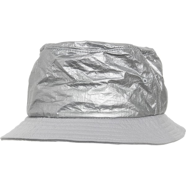 Flexfit By Yupoong Krossad Pappershink Bucket Hat En Storlek Silver Silver One Size