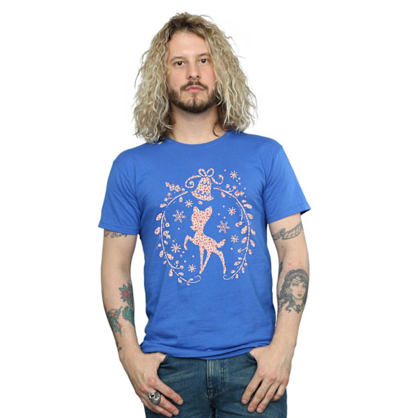 Disney Bambi Julkrans T-shirt L Royal Blue Royal Blue L