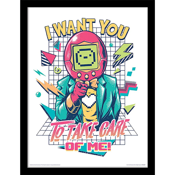 Ilustrata Samagotchi Print 40cm x 30cm Multifärgad Multicoloured 40cm x 30cm