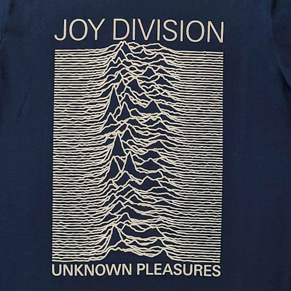 Joy Division Unisex Adult Unknown Pleasures T-Shirt S Denim Blu Denim Blue S