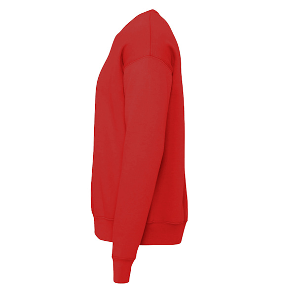 Bella + Canvas Unisex Drop Shoulder Sweatshirt M Röd Red M