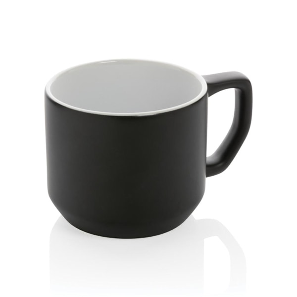 XD Collection Modern Keramikmugg 350ml One Size Svart Black One Size