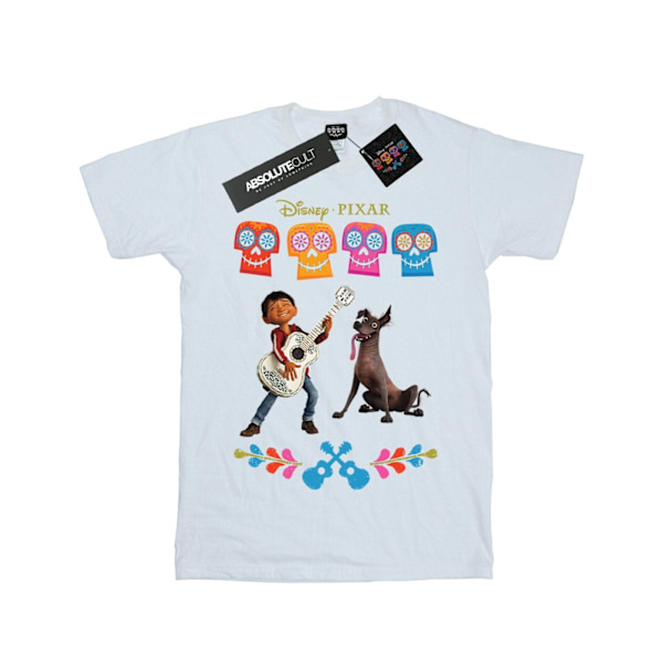 Coco Girls Miguel Logo Bomull T-shirt 12-13 År Vit White 12-13 Years