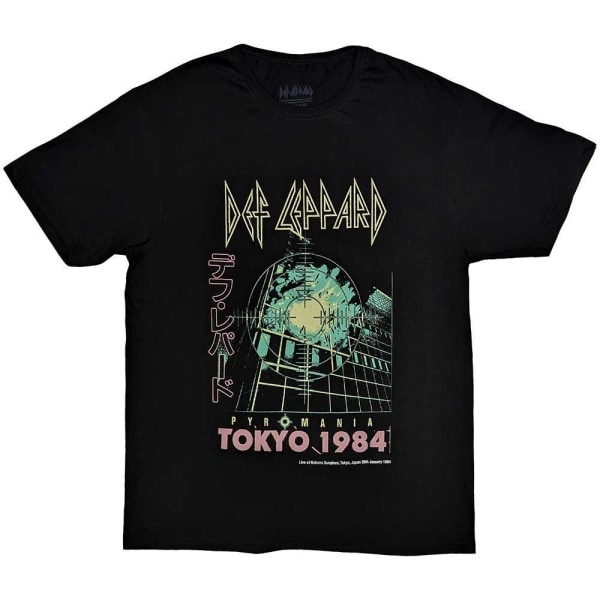 Def Leppard Unisex Vuxen Tokyo T-shirt M Svart Black M