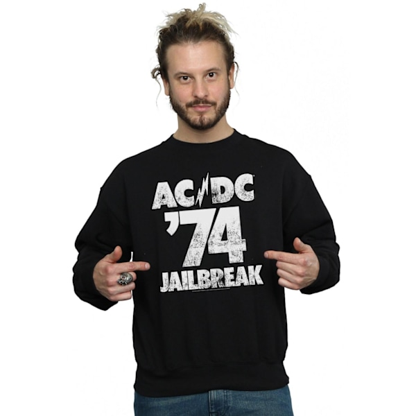AC/DC Mens Jailbreak 74 Sweatshirt 4XL Svart Black 4XL