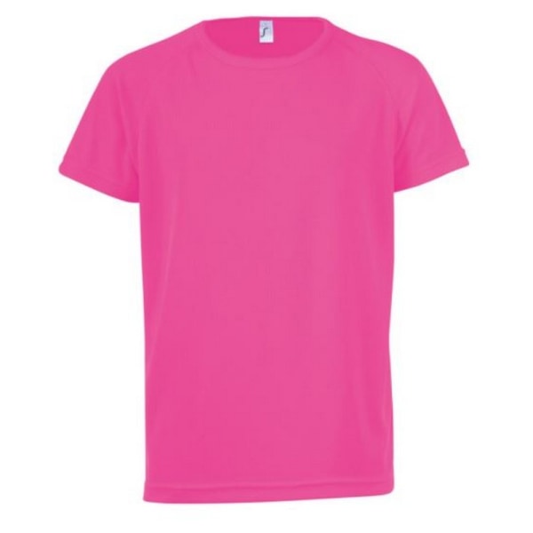 SOLS Barn/barn Unisex unisex kortärmad T-shirt 8 år Neo Neon Pink 8yrs