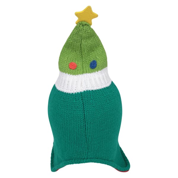Mountain Warehouse Fleecefodrad Julvintermössa för Barn Green One Size