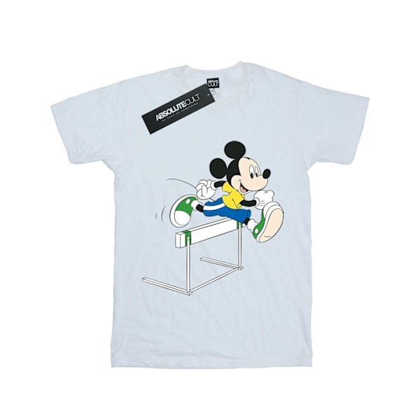 Disney Girls Mickey Mouse Häckar Bomull T-shirt 9-11 År Vit White 9-11 Years