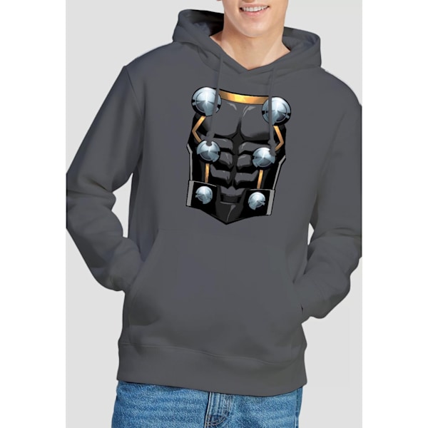 Thor Herrkostym Hoodie M Kolgrå Charcoal M