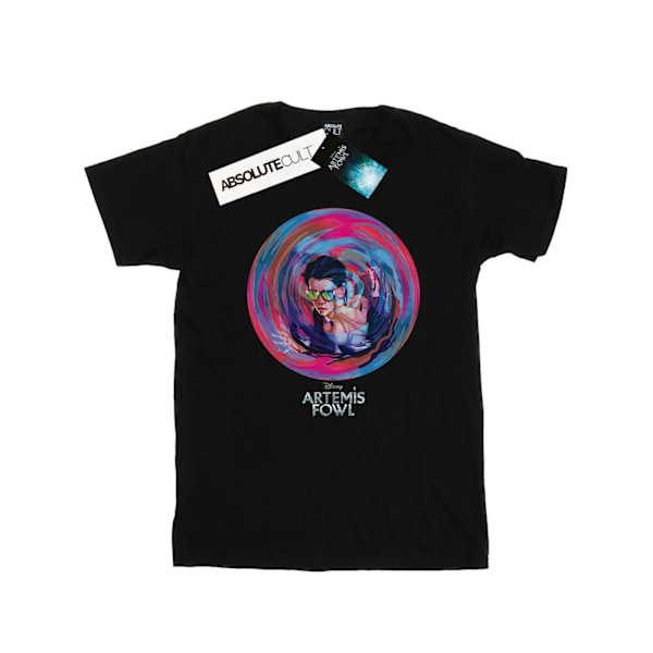 Disney Girls Artemis Fowl Portal Bomull T-shirt 7-8 år Svart Black 7-8 Years