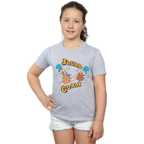 The Flintstones Girls Squad Goals Bomull T-shirt 5-6 år Spor Sports Grey 5-6 Years