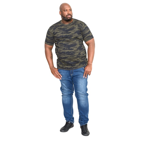 Duke Herr T-shirt D555 Gaston Camouflage Kingsize 4XL Jungle Jungle 4XL