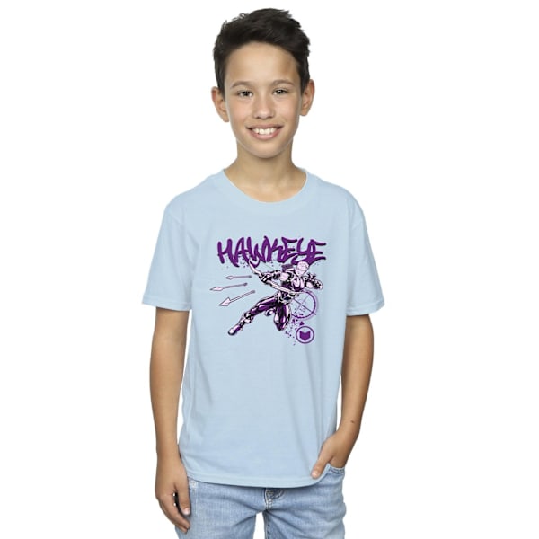 Marvel Boys Hawkeye Shoots T-Shirt 3-4 år Baby Blue Baby Blue 3-4 Years