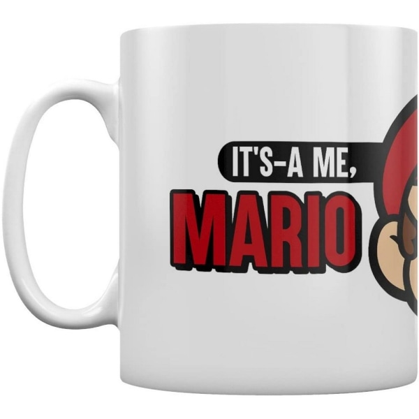 Super Mario It´s A Me Mario Mugg One Size Vit/Svart/Röd White/Black/Red One Size