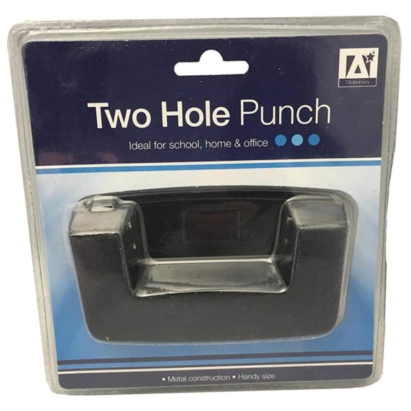 Anker International Stationary Hole Punch One Size Svart Black One Size