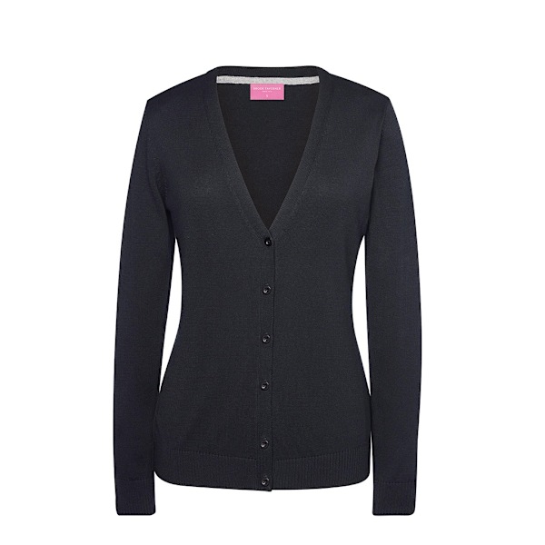 Brook Taverner Dam/Dam Augusta V-halsad kofta M Svart Black M