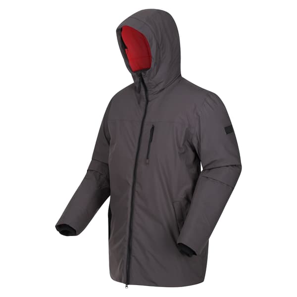 Regatta Herr Yewbank II Parka M Ash/Danger Red Ash/Danger Red M