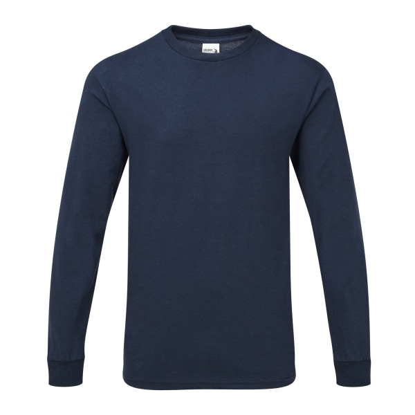 Gildan Mens Hammer Heavyweight Long Sleeve T-Shirt S Sport Dark Sport Dark Navy S