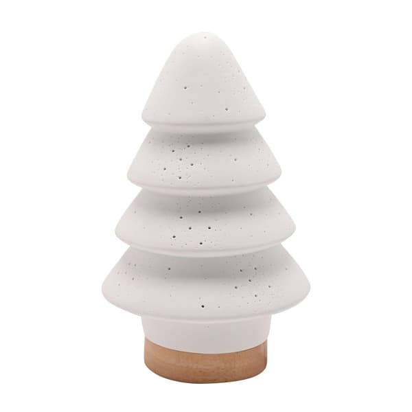 Vit porslinsjulgranslampa En storlek vit white One Size