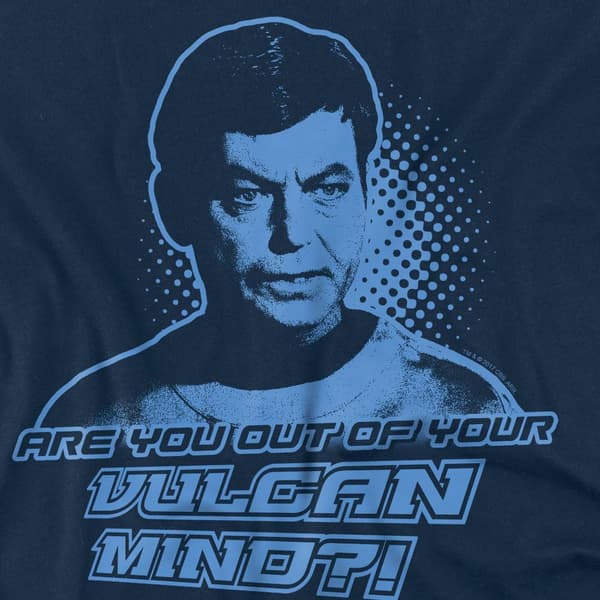 Star Trek Herr Vulcan Mind T-Shirt M Marinblå Navy M