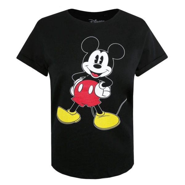 Disney Klassisk Musse Pigg T-shirt för dam/dam M Svart Black M