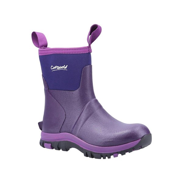 Cotswold Dam/Damer Blaze Neopren Wellingtonstövlar 8 UK Lila Purple 8 UK