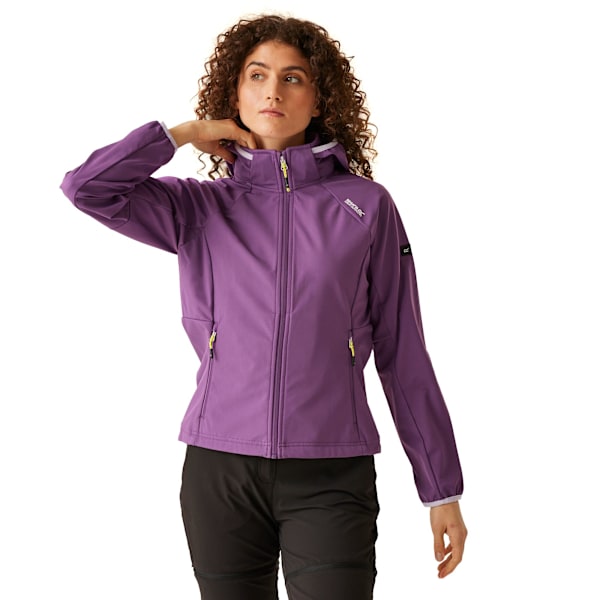 Regatta Dam/Dam Bourda Soft Shell Jacka 10 UK Sunset Pur Sunset Purple/Lilac Frost 10 UK