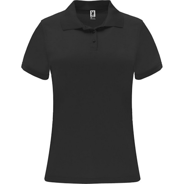 Roly Dam/Kvinnor Monzha Kortärmad Sports Polo Shirt XL So Solid Black XL