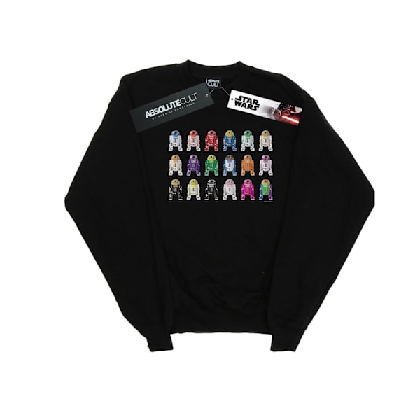 Star Wars Girls R2 Units Sweatshirt 7-8 år Svart Black 7-8 Years