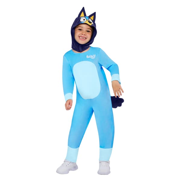 Bluey Barn/Barn Deluxe Logo Plysch Overall Set 4 År Himmel Sky Blue 4 Years