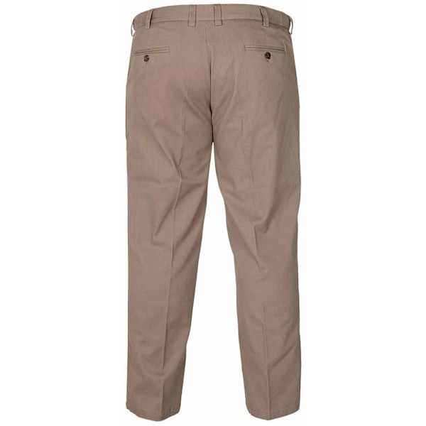 Duke Herr D555 Bruno Stretch Chino Kingsize Byxor 42S Sten Stone 42S