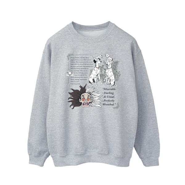 Disney Herr 101 Dalmatiner Miserable Darling Sweatshirt L Sport Sports Grey L