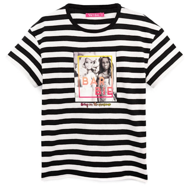Barbie Girls T-Shirt (2-pack) 3-4 år Svart/Vit Black/White 3-4 Years