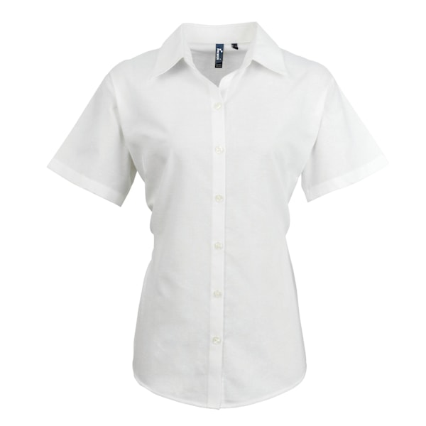 Premier Dam/Dam Signature Oxford Kortärmad Arbetsskjorta White 10