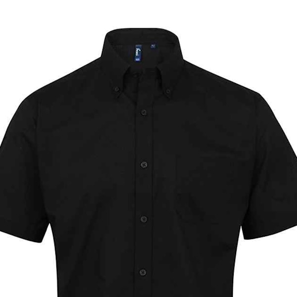 Premier Herr Signatur Kortärmad Skjorta 18.5in Svart Black 18.5in