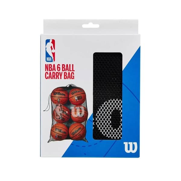 Wilson NBA Mesh Ball Bag One Size Svart Black One Size
