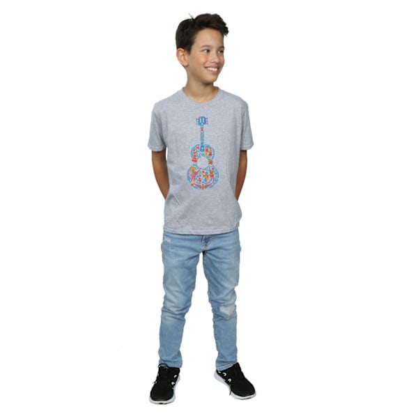 Coco Boys Gitarr T-shirt 7-8 år Sports Grey Sports Grey 7-8 Years