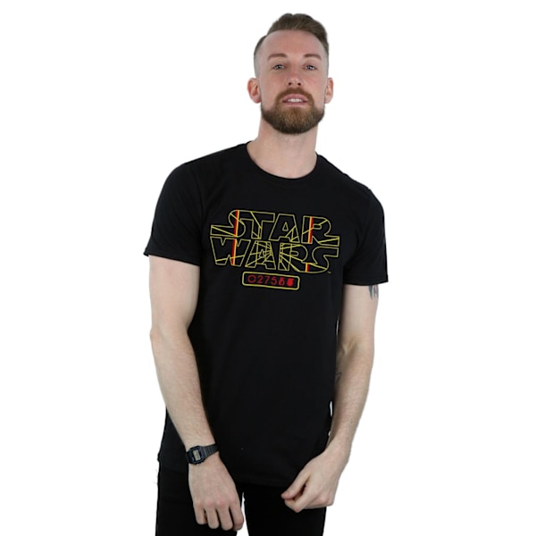 Star Wars T-shirt för män med Target-logotyp, S, svart Black S