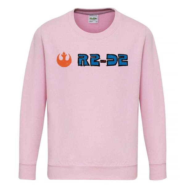 Star Wars Barn/Kids R2-D2 R2-D2 Sweatshirt 9-10 år Rosa Pink 9-10 Years