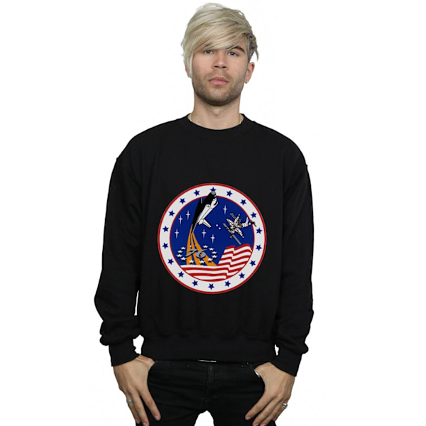 NASA Classic Rocket 76 Sweatshirt 3XL Svart Black 3XL