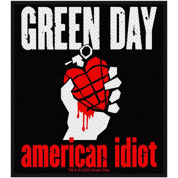 Green Day American Idiot Patch One Size Svart/Röd/Vit Black/Red/White One Size