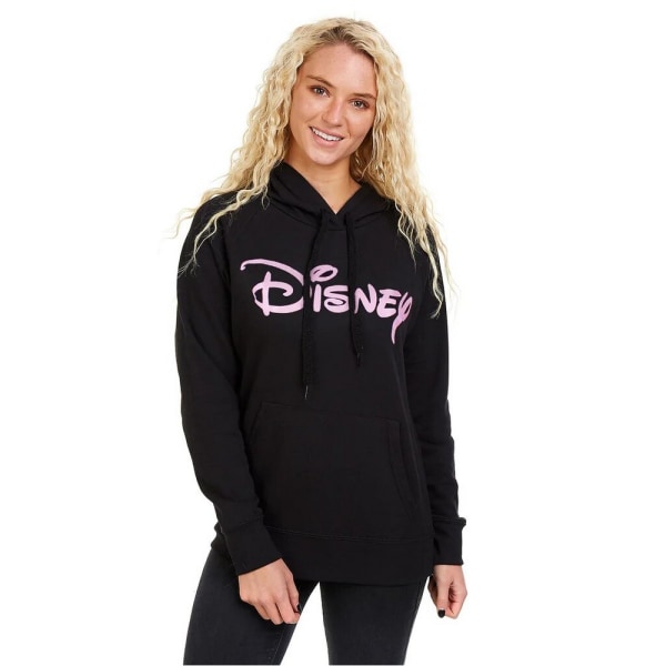 Disney Hoodie med logotyp för dam/dam M Svart Black M